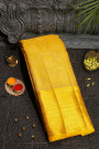 Kancheepuram Silk Mustard Saree