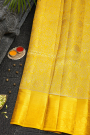 Kancheepuram Silk Mustard Saree