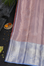 Kancheepuram Silk Coral Saree