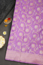 Banarasi Silk Purple Saree