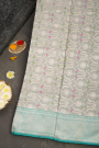Banarasi Silk Light Grey Saree