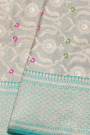 Banarasi Silk Light Grey Saree
