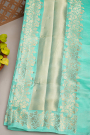 Chiniya Silk Sky Blue Saree