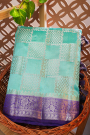 Chiniya Silk Sky Blue Saree