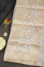 Banarasi Silk Light Grey Saree