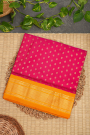 Narayanpet Silk Pink Saree with Paithani Pallu
