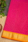 Narayanpet Silk Pink Saree with Paithani Pallu
