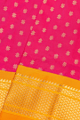 Narayanpet Silk Pink Saree with Paithani Pallu