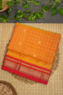 Narayanpet Silk Orange Saree