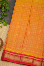 Narayanpet Silk Orange Saree