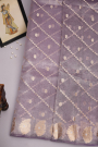 Designer Organza Lilac Saree