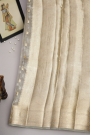 Designer Organza Grey Saree