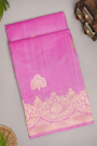 Matka Silk Pink Saree
