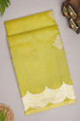 Matka Silk Yellow Saree