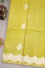 Matka Silk Yellow Saree