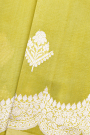Matka Silk Yellow Saree