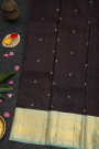 Kancheepuram Silk Black Saree