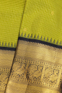 Kancheepuram Silk Parrot Green Saree