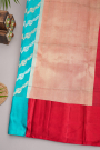 Matka Silk Sky Blue Saree