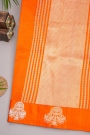 Matka Silk Orange Saree