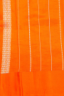 Matka Silk Orange Saree