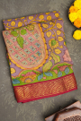 Kancheepuram Silk Multicolour Saree