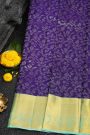 Kancheepuram Silk Navy Blue Saree