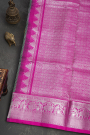 Venkatagiri Silk Bottle Green Saree