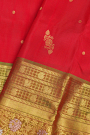 Venkatagiri Silk Red Saree
