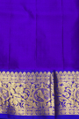 Venkatagiri Silk Teal Blue Saree