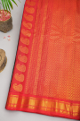 Gadwal Silk Bottle Green Saree