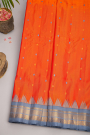 Gadwal Silk Orange Saree
