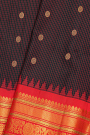 Gadwal Silk Black Saree