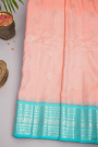 Gadwal Silk Baby Pink Saree
