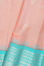Gadwal Silk Baby Pink Saree