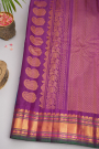 Gadwal Silk Sky Blue Saree