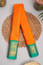 Gadwal Silk Orange Saree