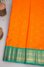 Gadwal Silk Orange Saree