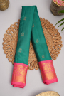 Gadwal Silk Rama Green Saree