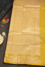 Banarasi Kathan Silk Yellow Saree