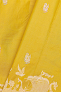 Banarasi Kathan Silk Yellow Saree