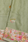 Designer Tussar Mint Green Saree