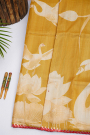 Designer Tussar Mustard Saree