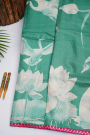 Designer Tussar Sea Green Saree