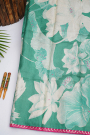 Designer Tussar Sea Green Saree