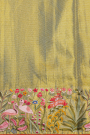 Fusion Tissue Gold Saree