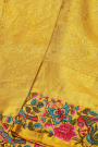 Fusion Tissue Gold Saree