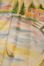 Designer Tussar Multicolour Saree
