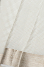 Mysore Crepe White Saree