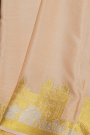 Mysore Crepe Peach Saree